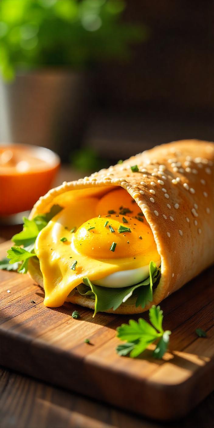 Chicken Egg Mayo Wrap